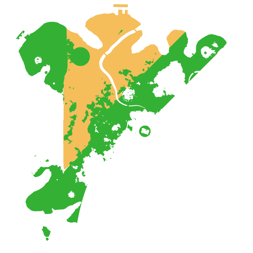 Biome Rust Map: Procedural Map, Size: 3550, Seed: 878053
