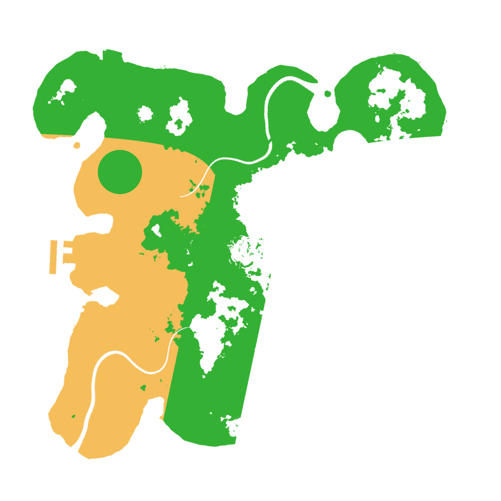 Biome Rust Map: Procedural Map, Size: 3000, Seed: 650387