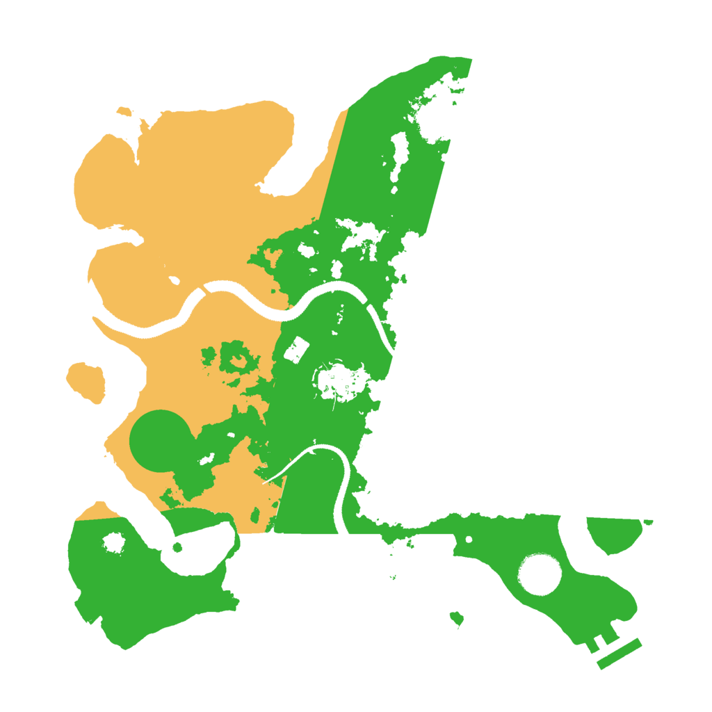 Biome Rust Map: Procedural Map, Size: 3000, Seed: 949571