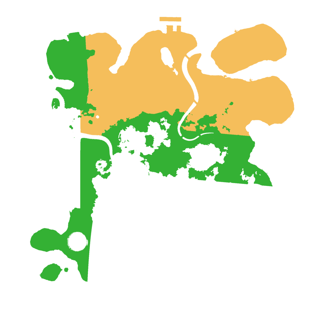 Biome Rust Map: Procedural Map, Size: 3000, Seed: 209241