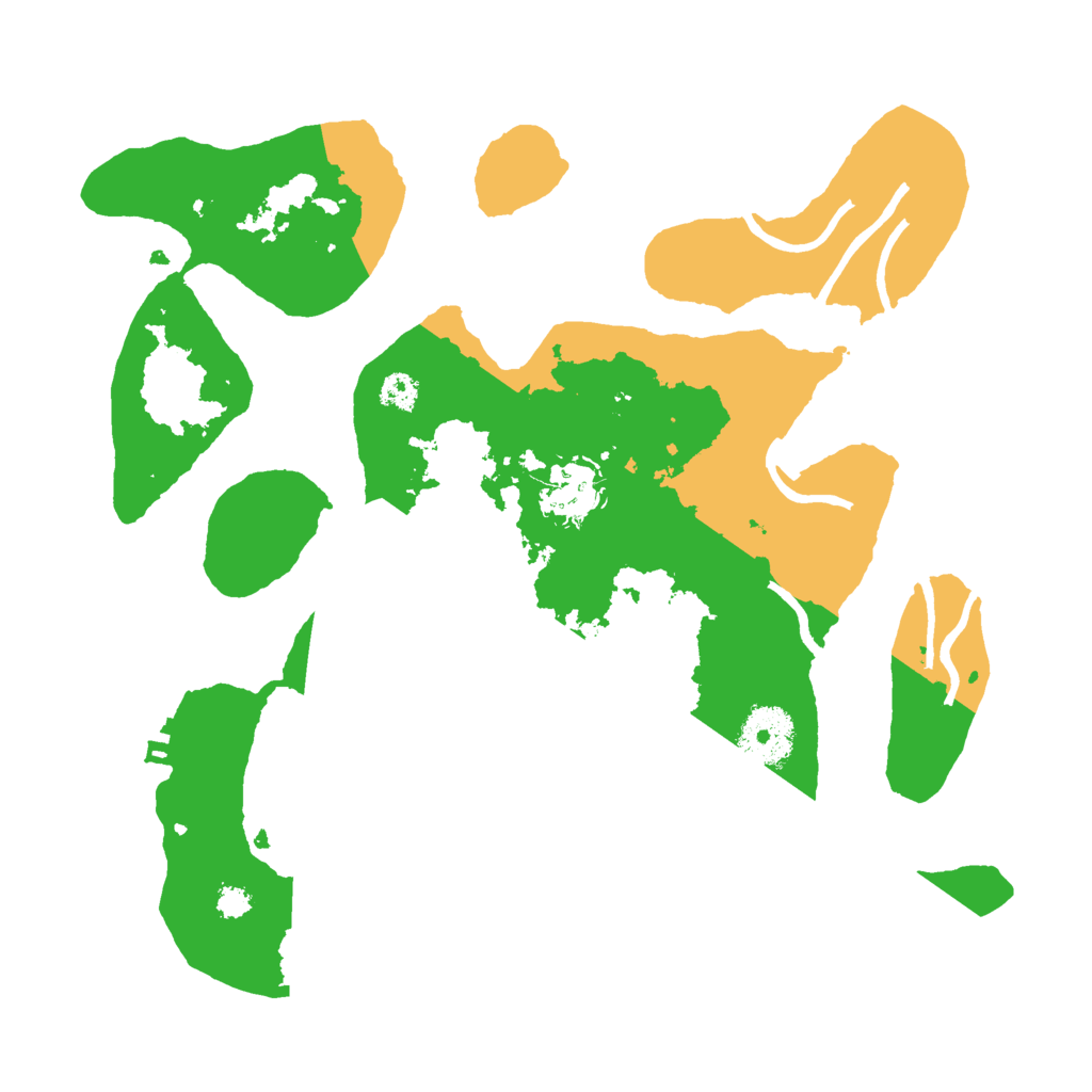 Biome Rust Map: Procedural Map, Size: 3000, Seed: 510581