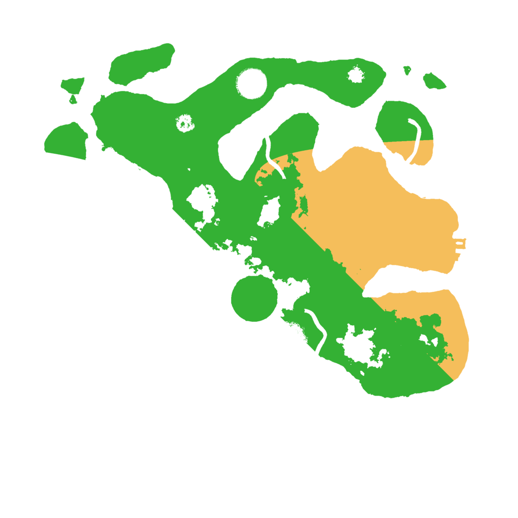 Biome Rust Map: Procedural Map, Size: 3000, Seed: 151303