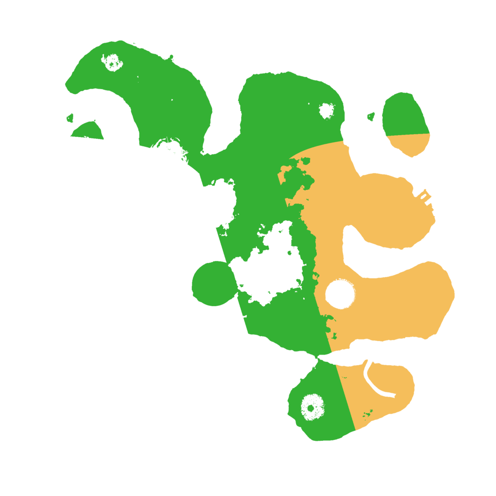 Biome Rust Map: Procedural Map, Size: 3000, Seed: 543716