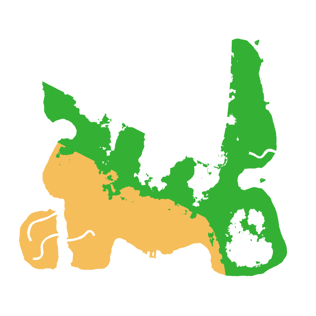 Biome Rust Map: Procedural Map, Size: 3000, Seed: 927910