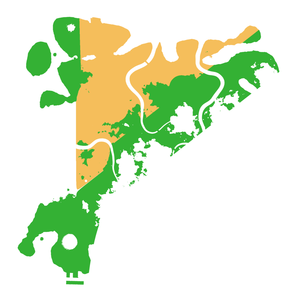 Biome Rust Map: Procedural Map, Size: 3500, Seed: 1494667931