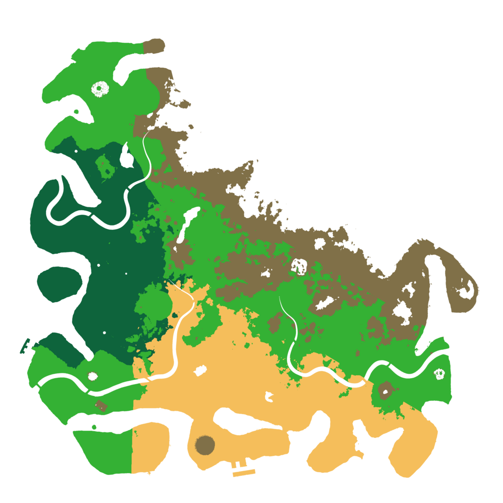 Biome Rust Map: Procedural Map, Size: 4532, Seed: 78556345