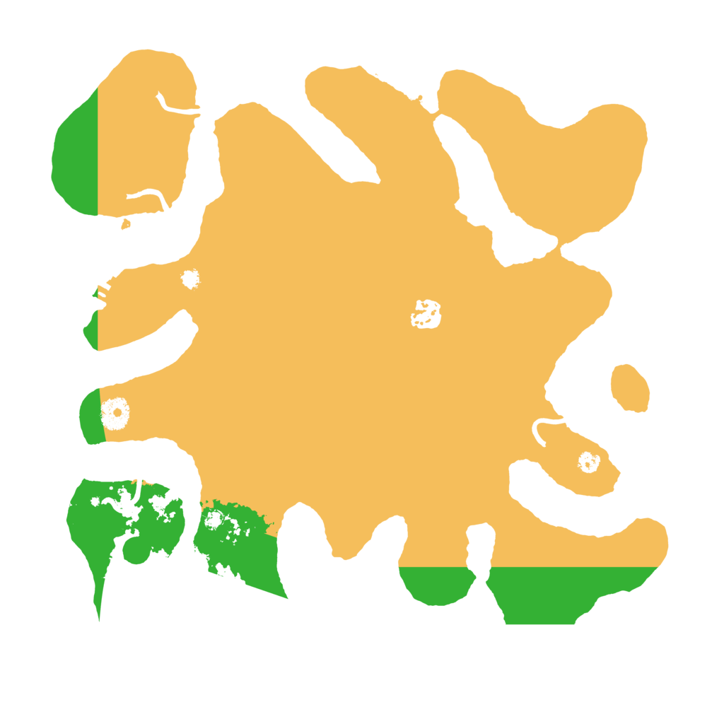 Biome Rust Map: Procedural Map, Size: 3500, Seed: 2723017