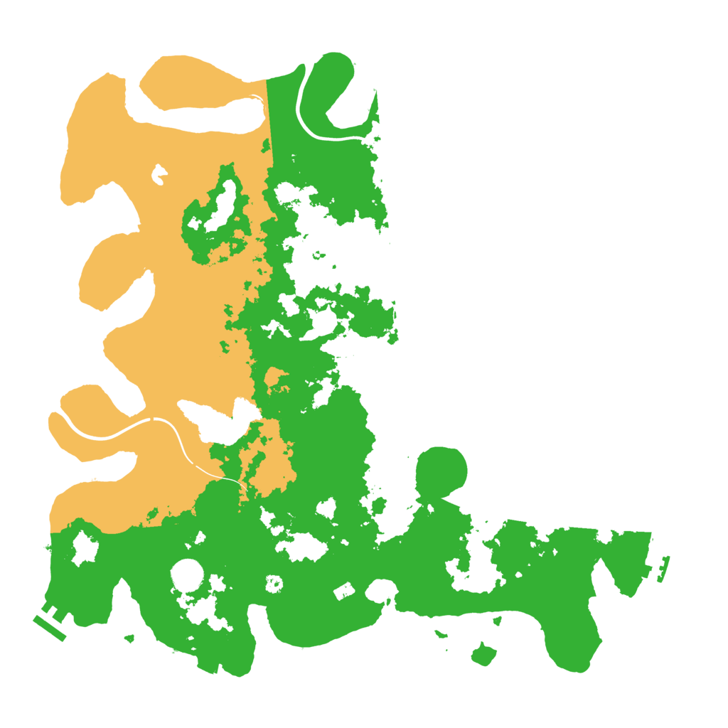 Biome Rust Map: Procedural Map, Size: 4000, Seed: 50022