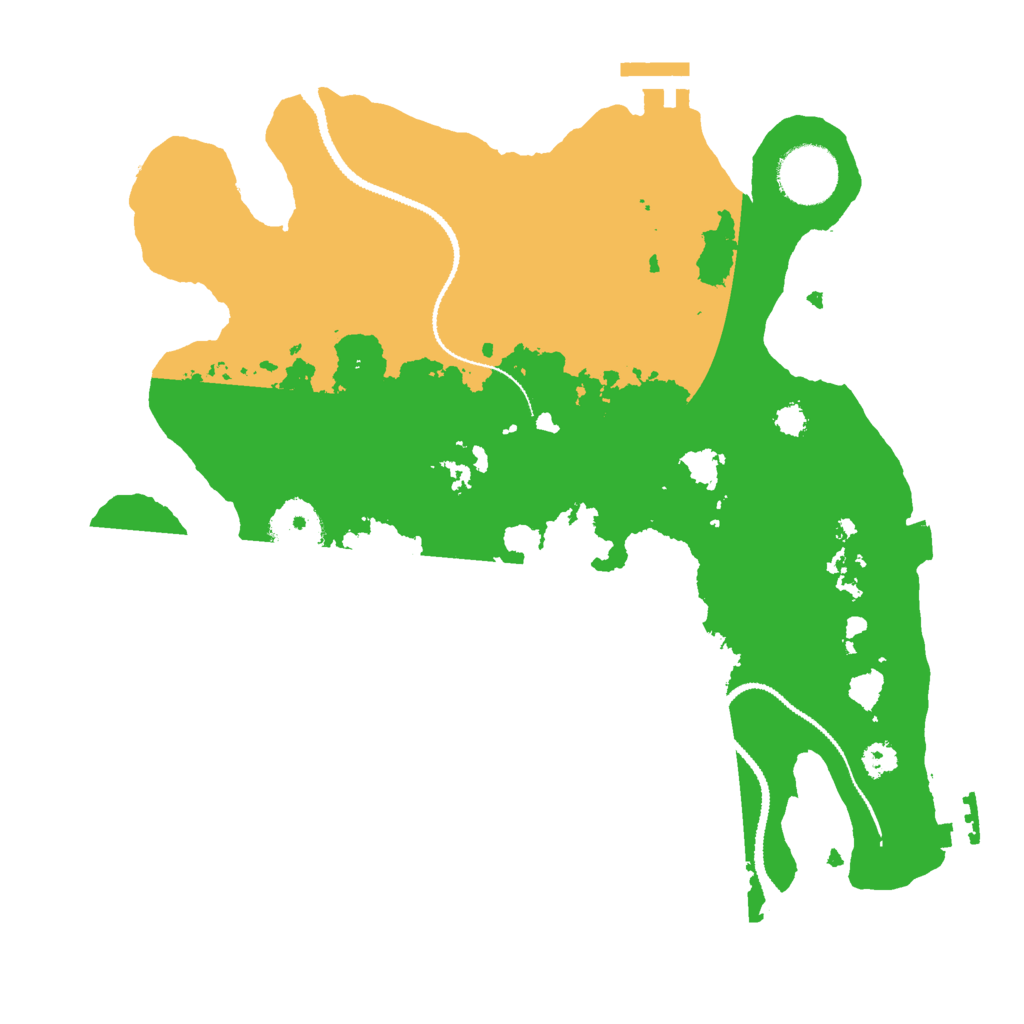Biome Rust Map: Procedural Map, Size: 3000, Seed: 485900