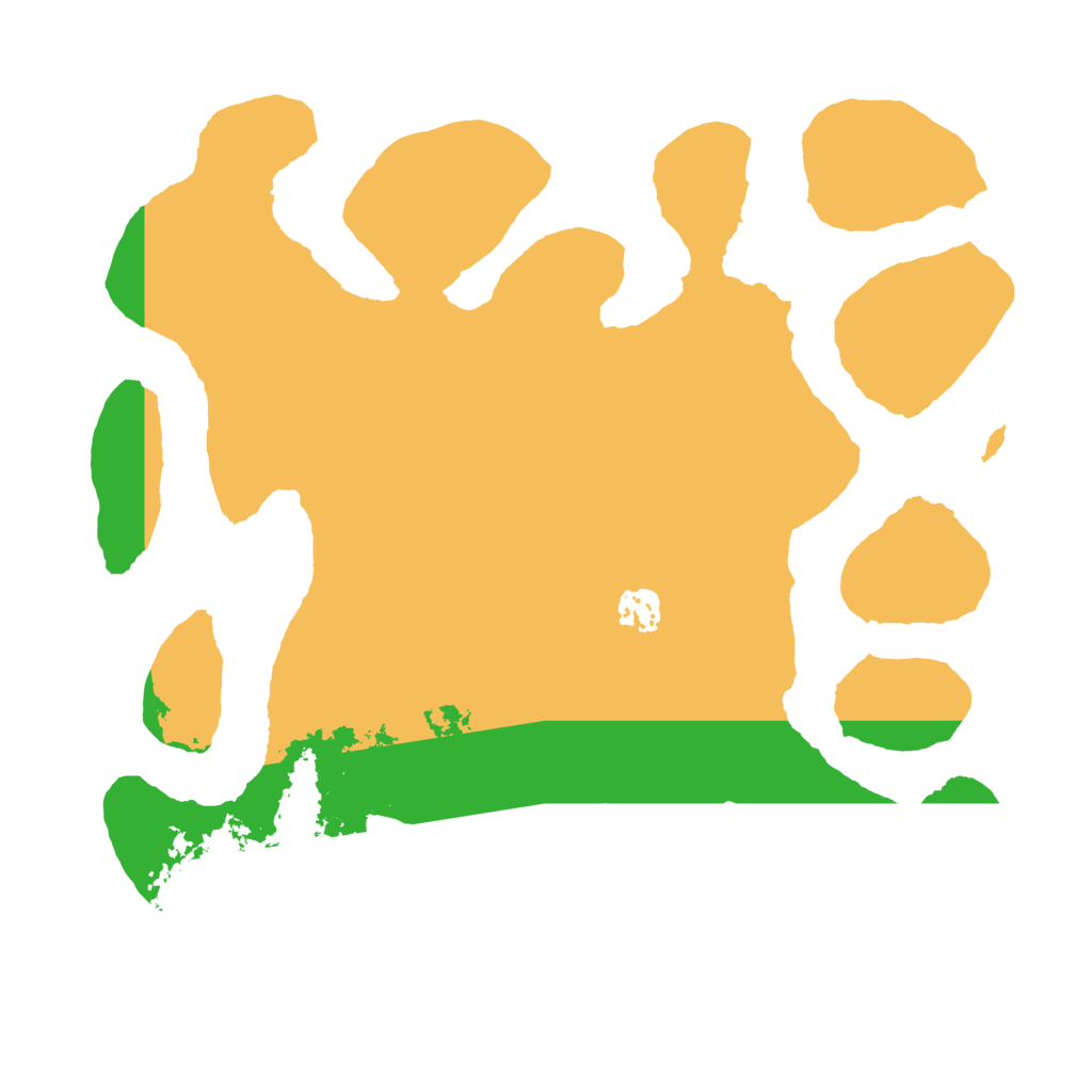 Biome Rust Map: Barren, Size: 3700, Seed: 1291702825