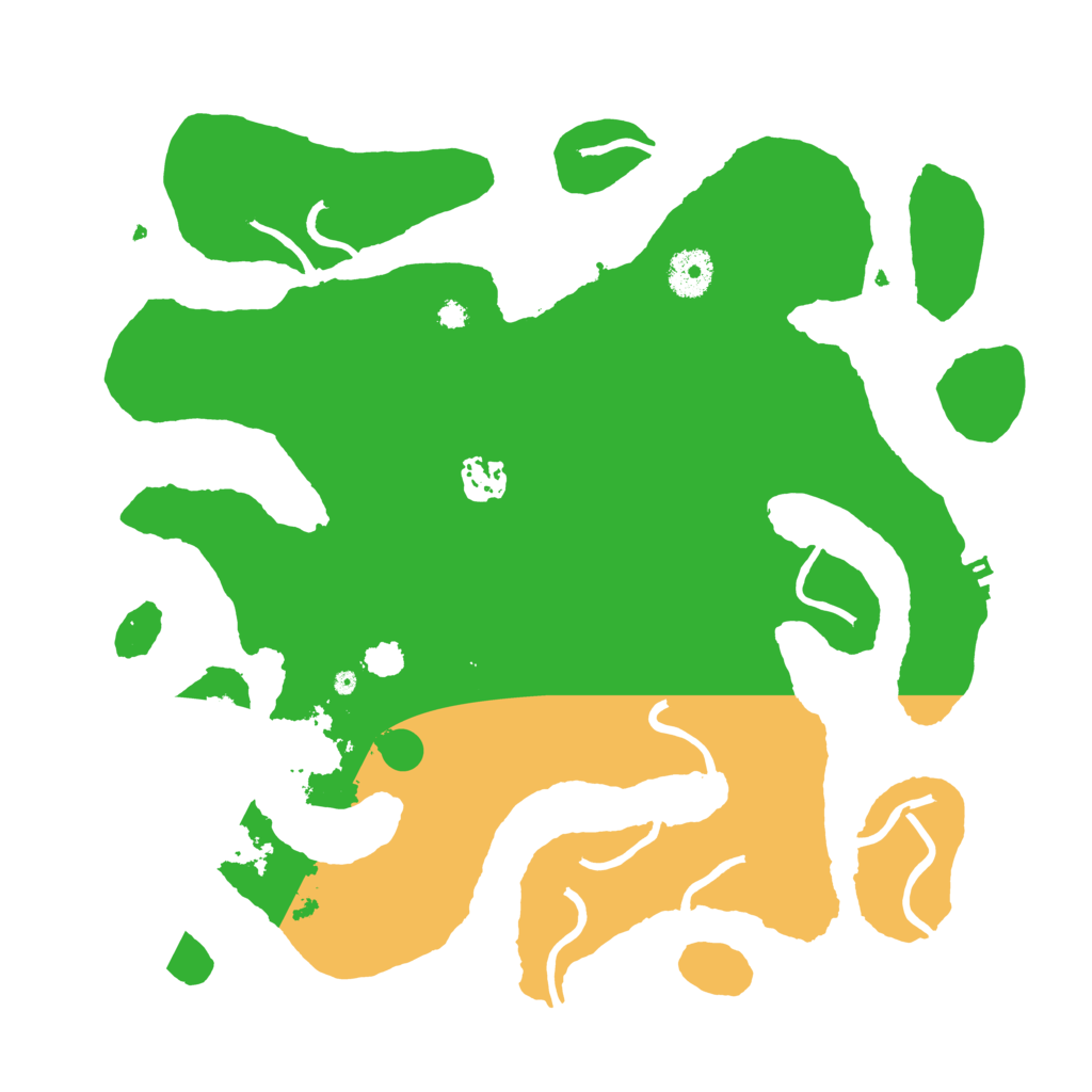 Biome Rust Map: Procedural Map, Size: 3500, Seed: 23423424