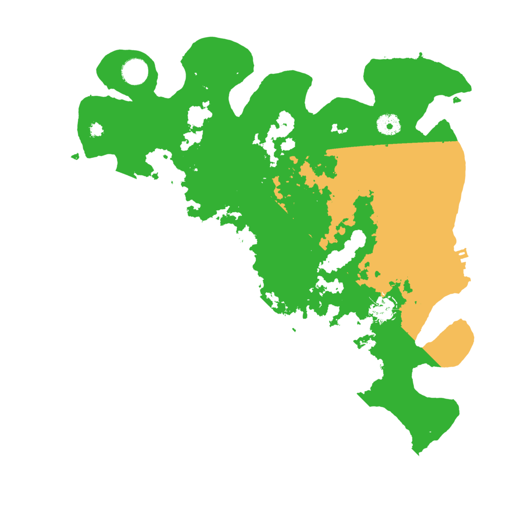 Biome Rust Map: Procedural Map, Size: 3500, Seed: 8529637