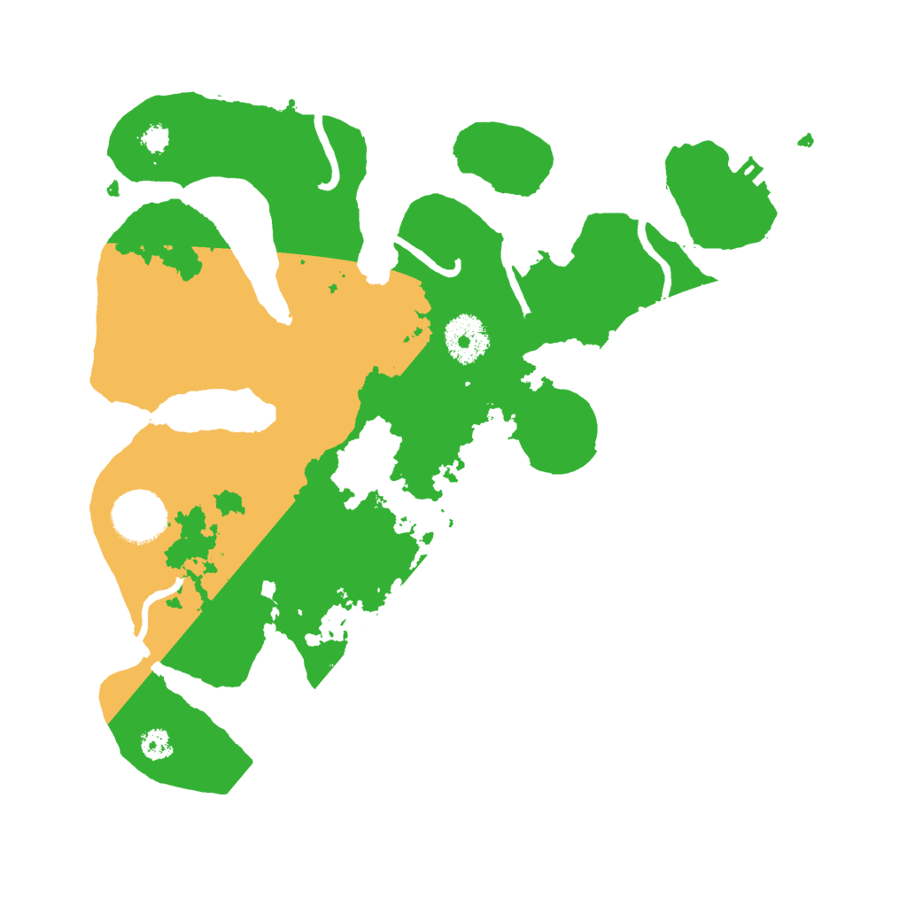 Biome Rust Map: Procedural Map, Size: 3000, Seed: 407557