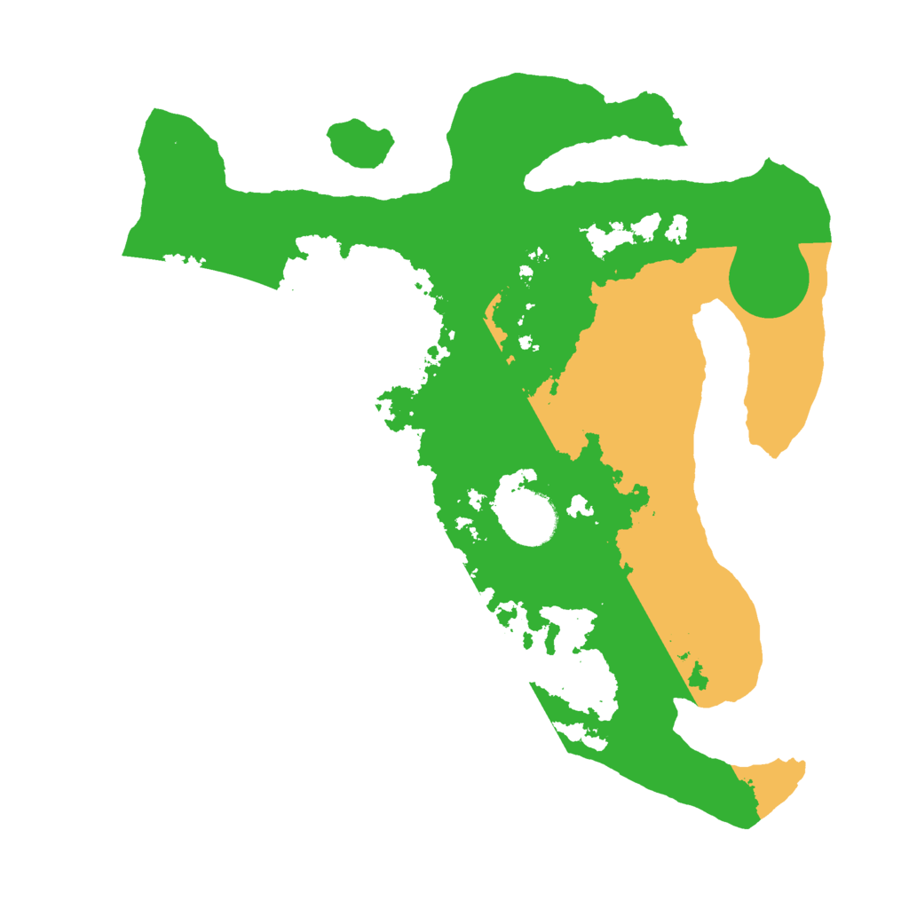 Biome Rust Map: Barren, Size: 3000, Seed: 575066569