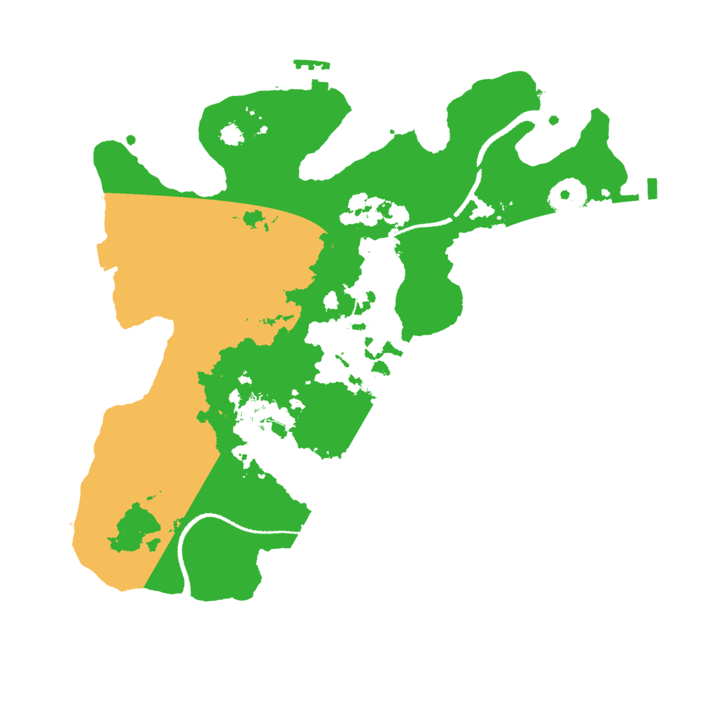 Biome Rust Map: Procedural Map, Size: 3000, Seed: 494853