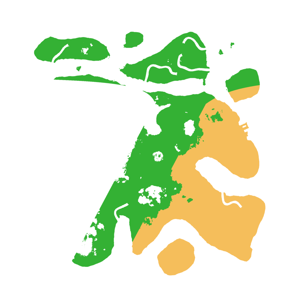 Biome Rust Map: Procedural Map, Size: 3000, Seed: 552258