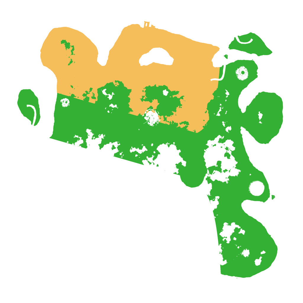 Biome Rust Map: Procedural Map, Size: 3543, Seed: 2147483647