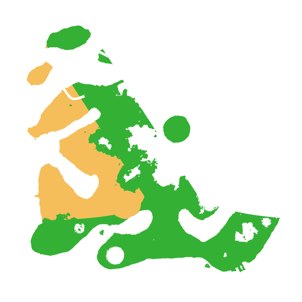 Biome Rust Map: Procedural Map, Size: 3000, Seed: 167316