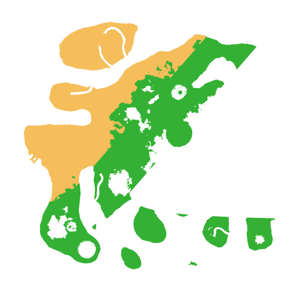 Biome Rust Map: Procedural Map, Size: 3000, Seed: 379210