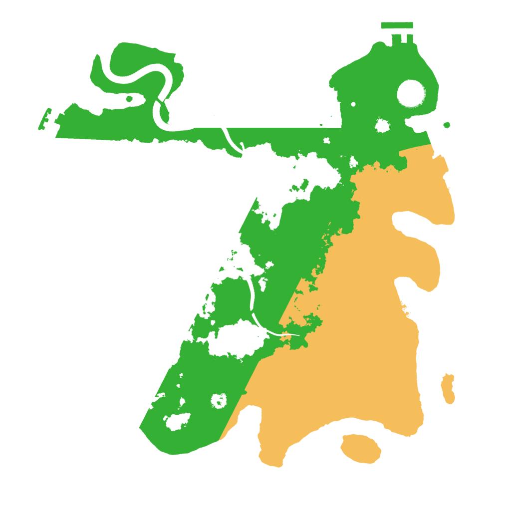 Biome Rust Map: Procedural Map, Size: 3250, Seed: 23423424