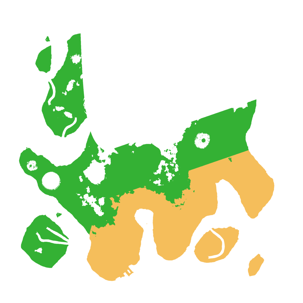 Biome Rust Map: Procedural Map, Size: 3000, Seed: 221512