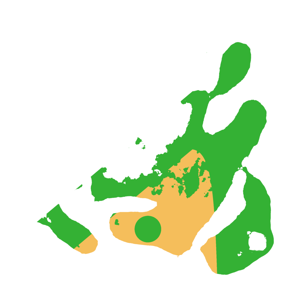 Biome Rust Map: Barren, Size: 2950, Seed: 9988111