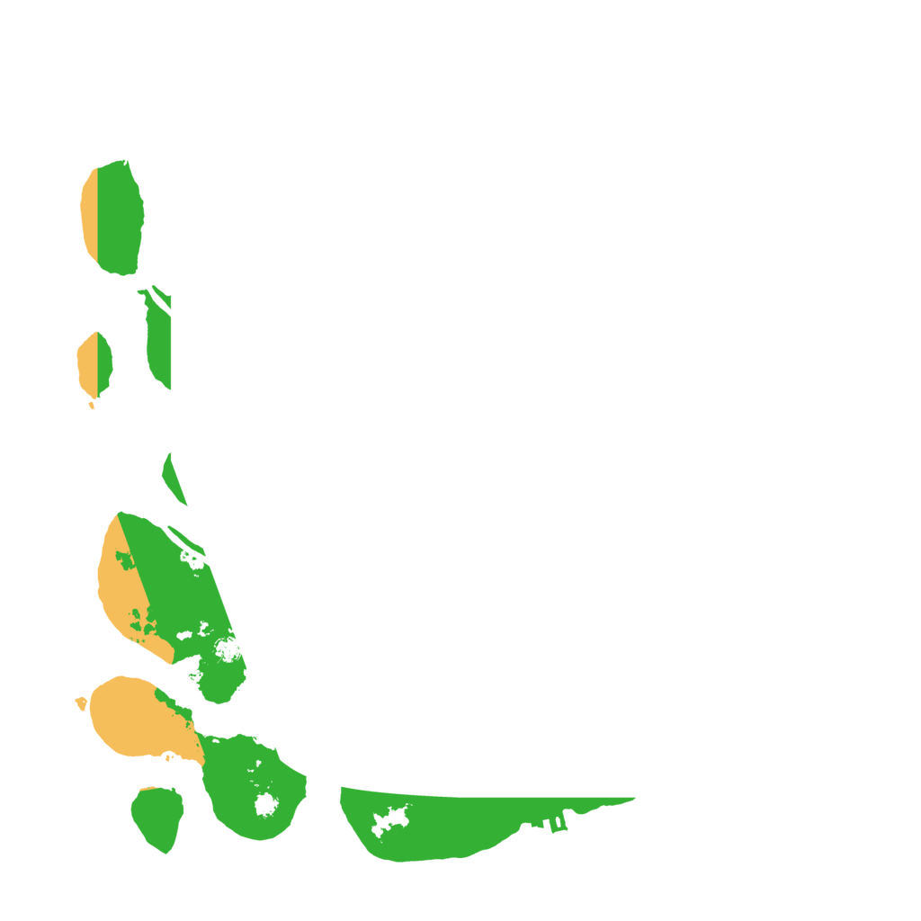 Biome Rust Map: Procedural Map, Size: 3550, Seed: 358922