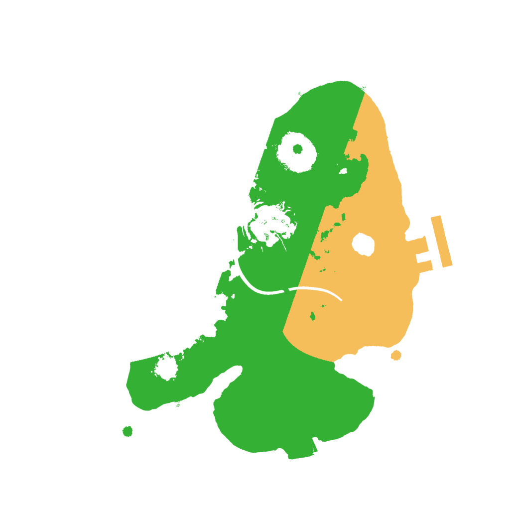 Biome Rust Map: Procedural Map, Size: 2000, Seed: 97453854