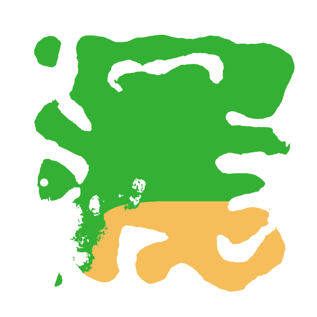 Biome Rust Map: Barren, Size: 3500, Seed: 309720849