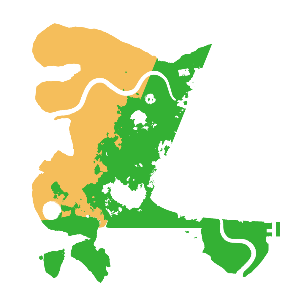 Biome Rust Map: Procedural Map, Size: 3000, Seed: 714418
