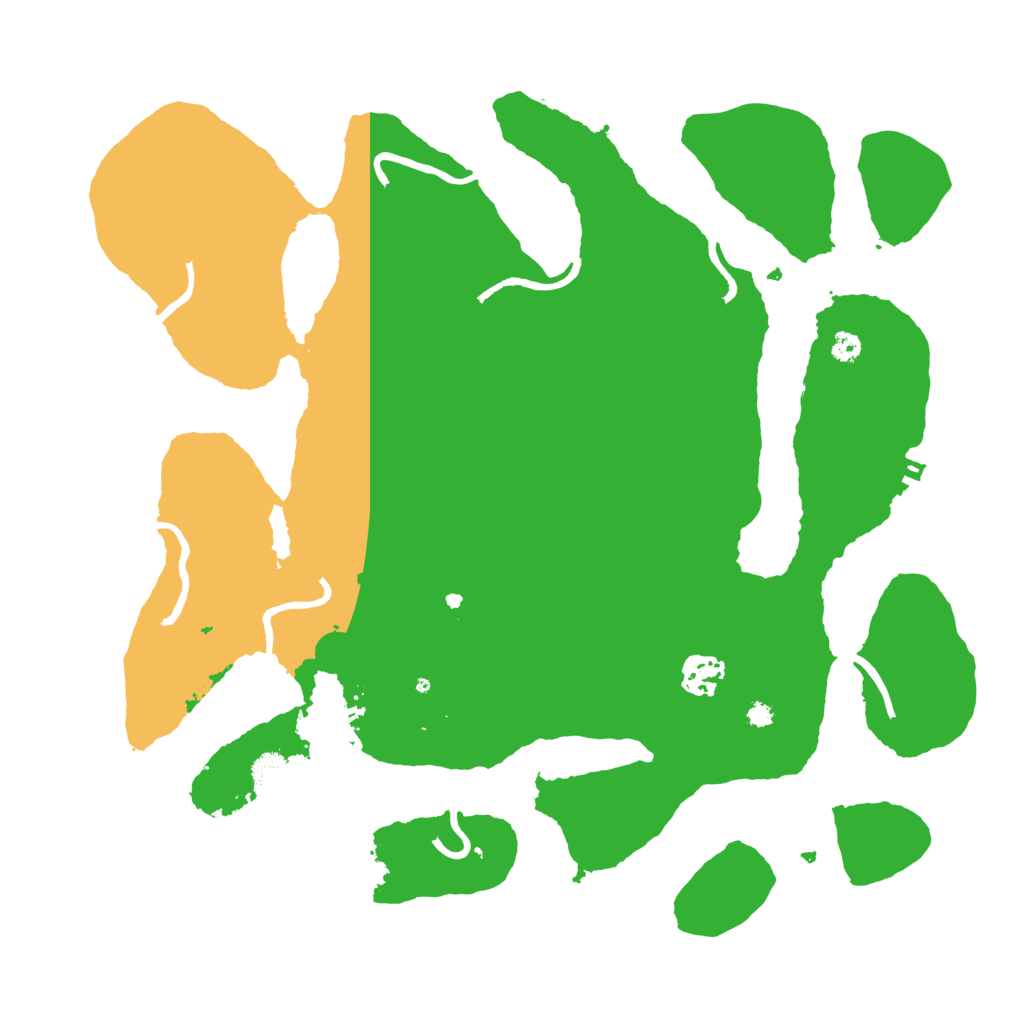 Biome Rust Map: Procedural Map, Size: 3550, Seed: 647649