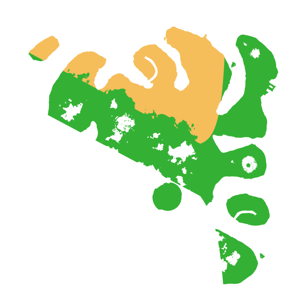 Biome Rust Map: Procedural Map, Size: 3000, Seed: 415991