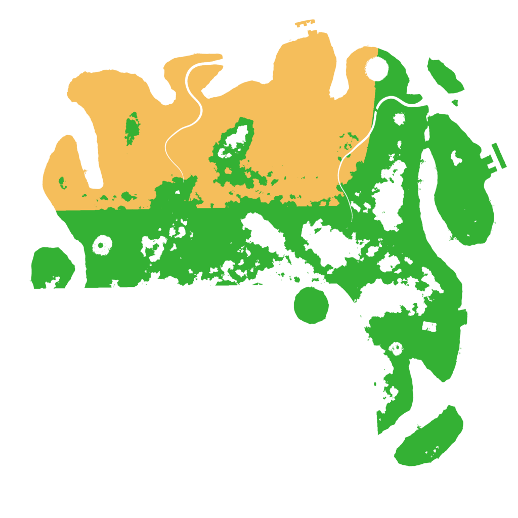 Biome Rust Map: Procedural Map, Size: 3950, Seed: 195075941