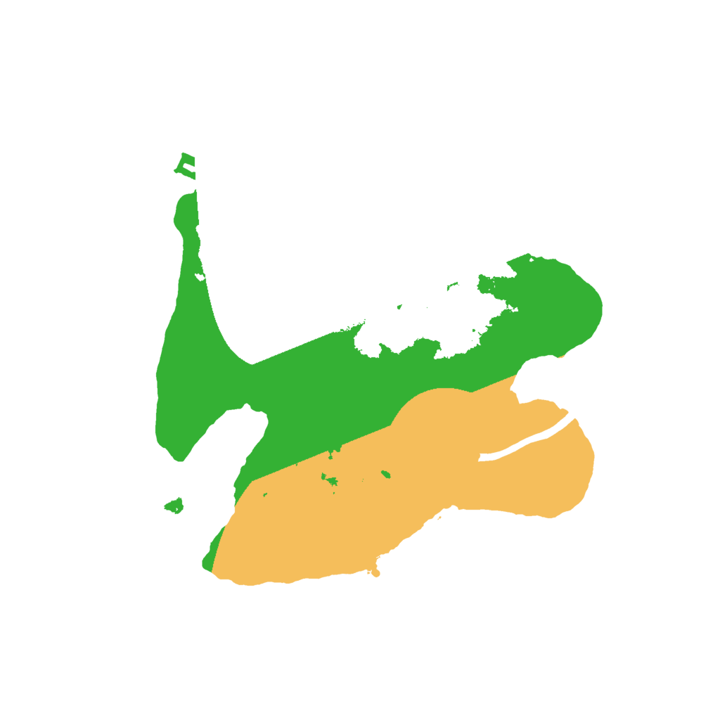 Biome Rust Map: Procedural Map, Size: 2048, Seed: 435654