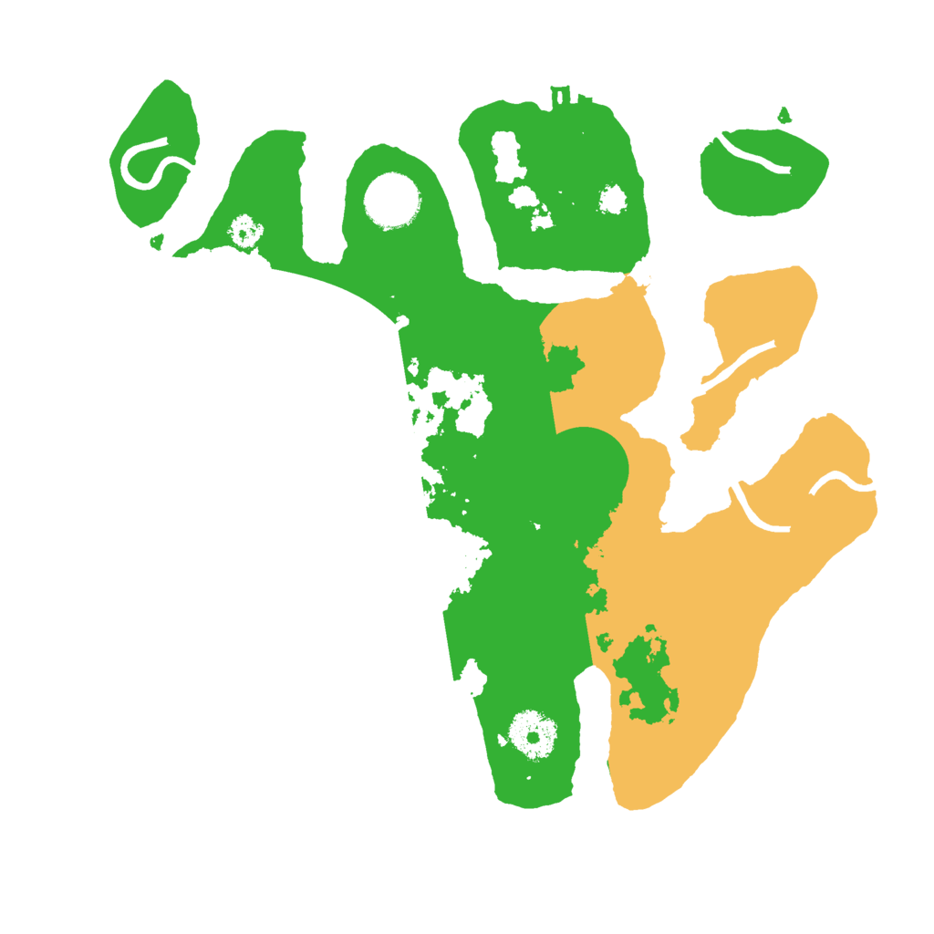 Biome Rust Map: Procedural Map, Size: 3000, Seed: 745539