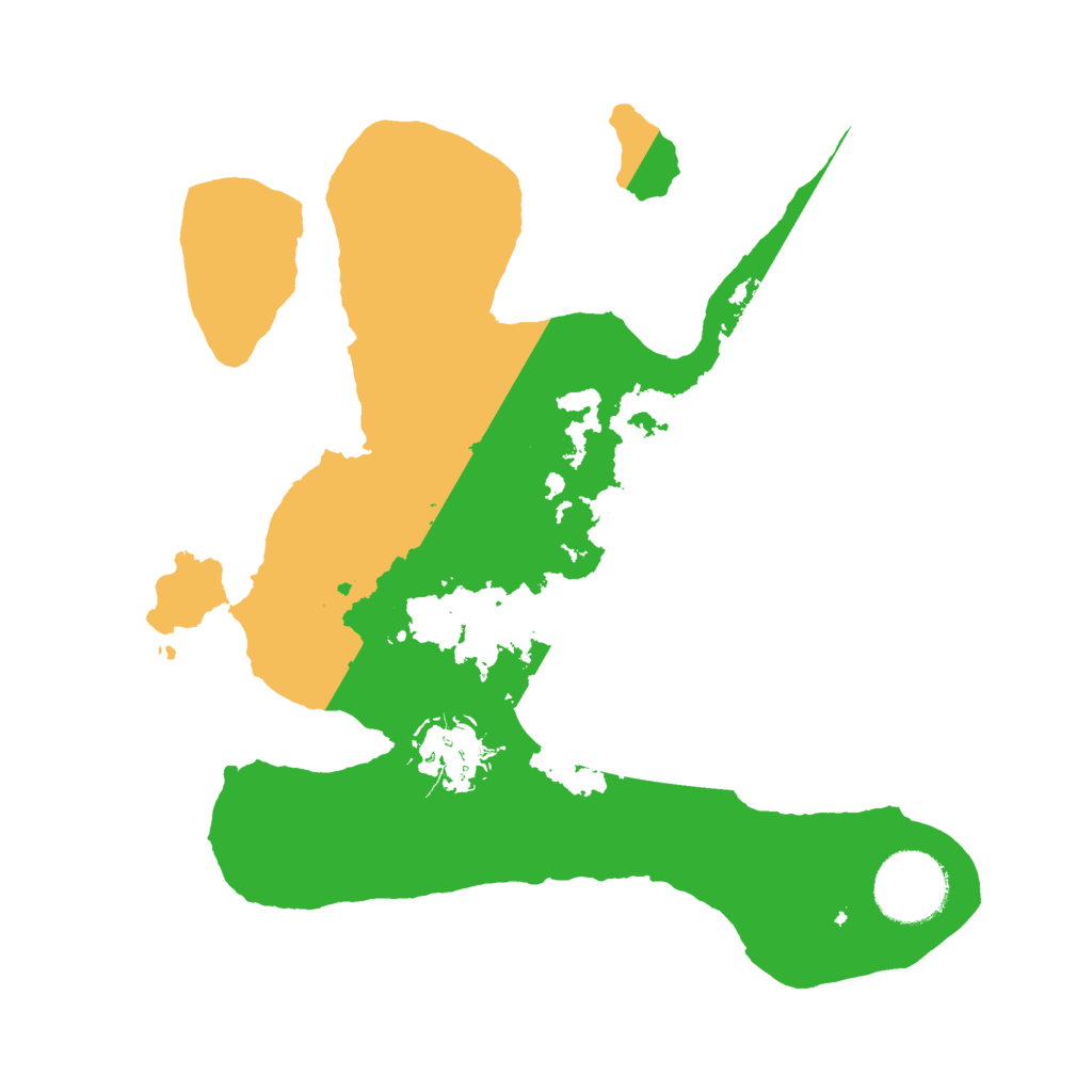 Biome Rust Map: Barren, Size: 2650, Seed: 1752947856