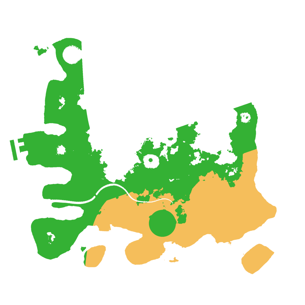 Biome Rust Map: Procedural Map, Size: 3000, Seed: 981902