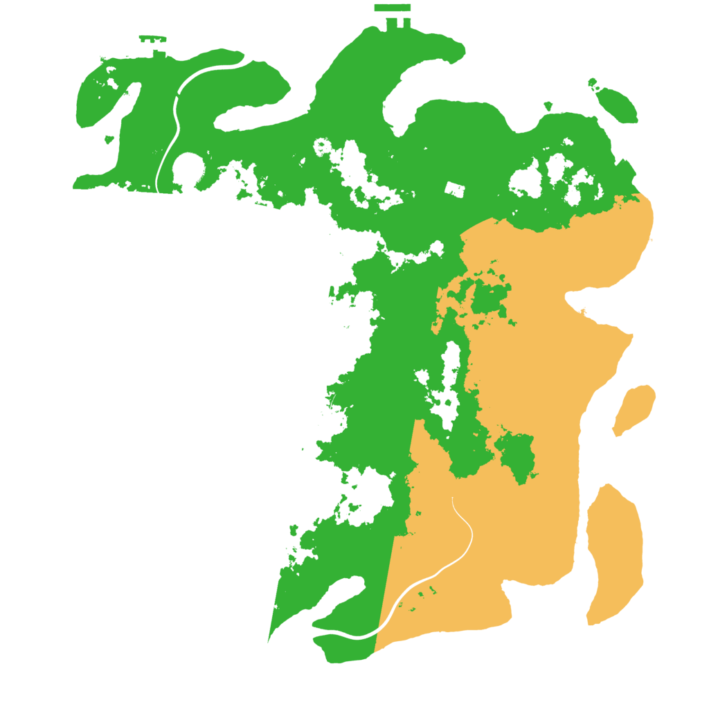 Biome Rust Map: Procedural Map, Size: 3950, Seed: 1749871509