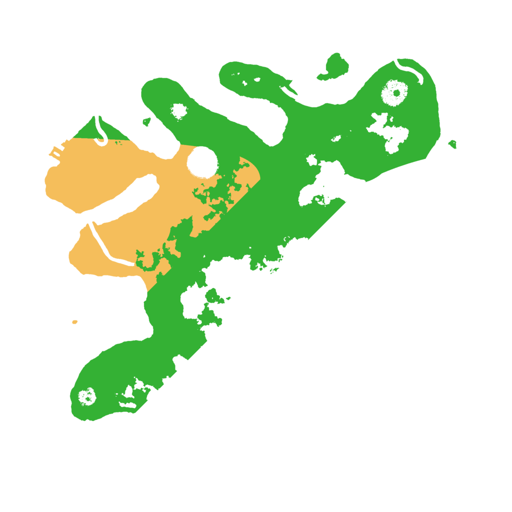 Biome Rust Map: Procedural Map, Size: 3000, Seed: 464156