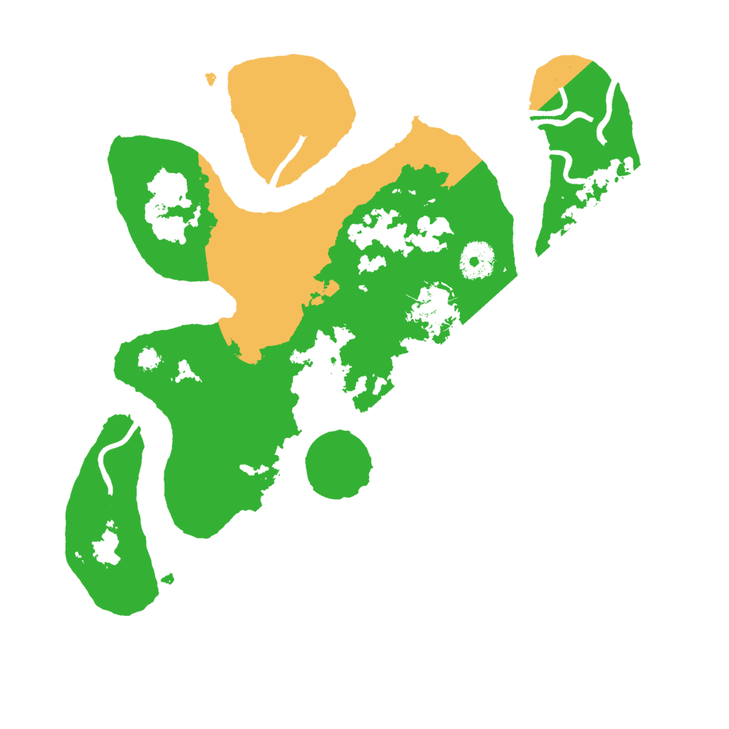 Biome Rust Map: Procedural Map, Size: 3000, Seed: 655607