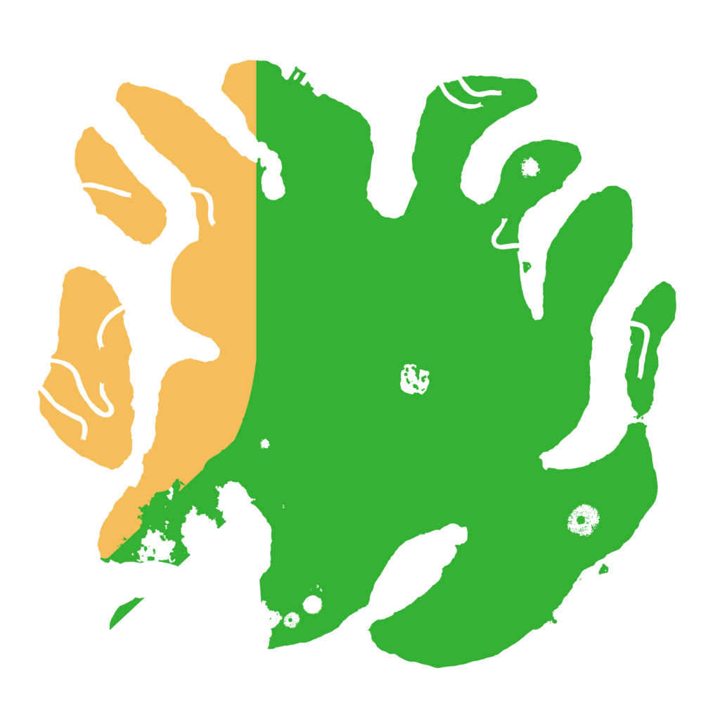 Biome Rust Map: Procedural Map, Size: 3500, Seed: 973051195