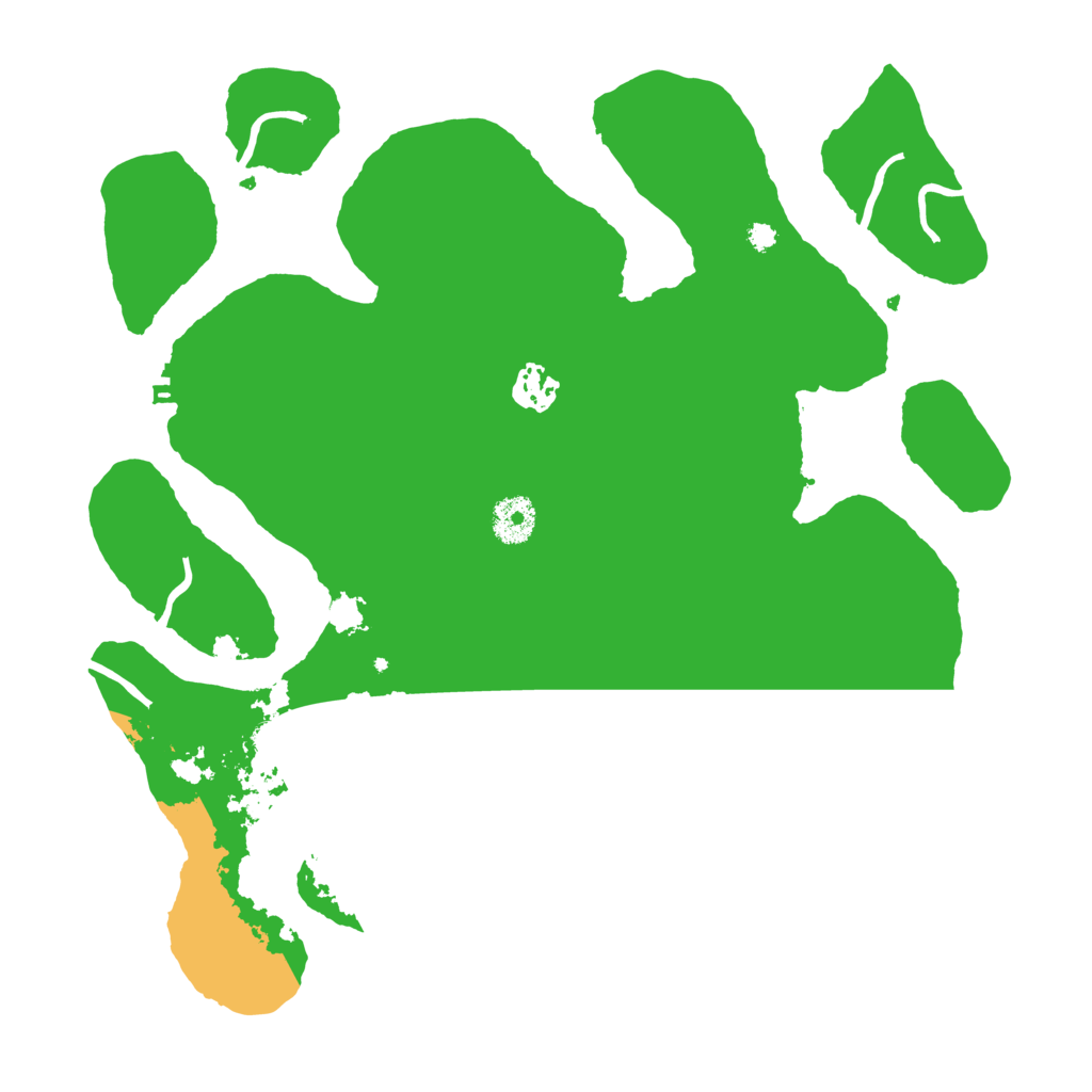 Biome Rust Map: Procedural Map, Size: 3550, Seed: 466174