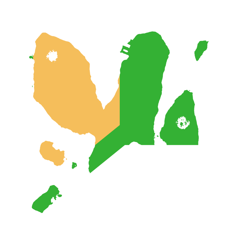 Biome Rust Map: Procedural Map, Size: 2048, Seed: 135654