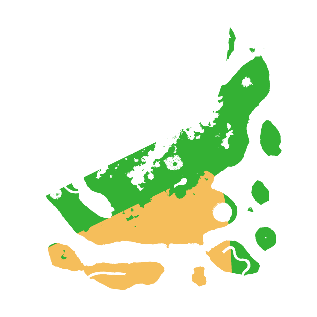 Biome Rust Map: Procedural Map, Size: 3000, Seed: 135912