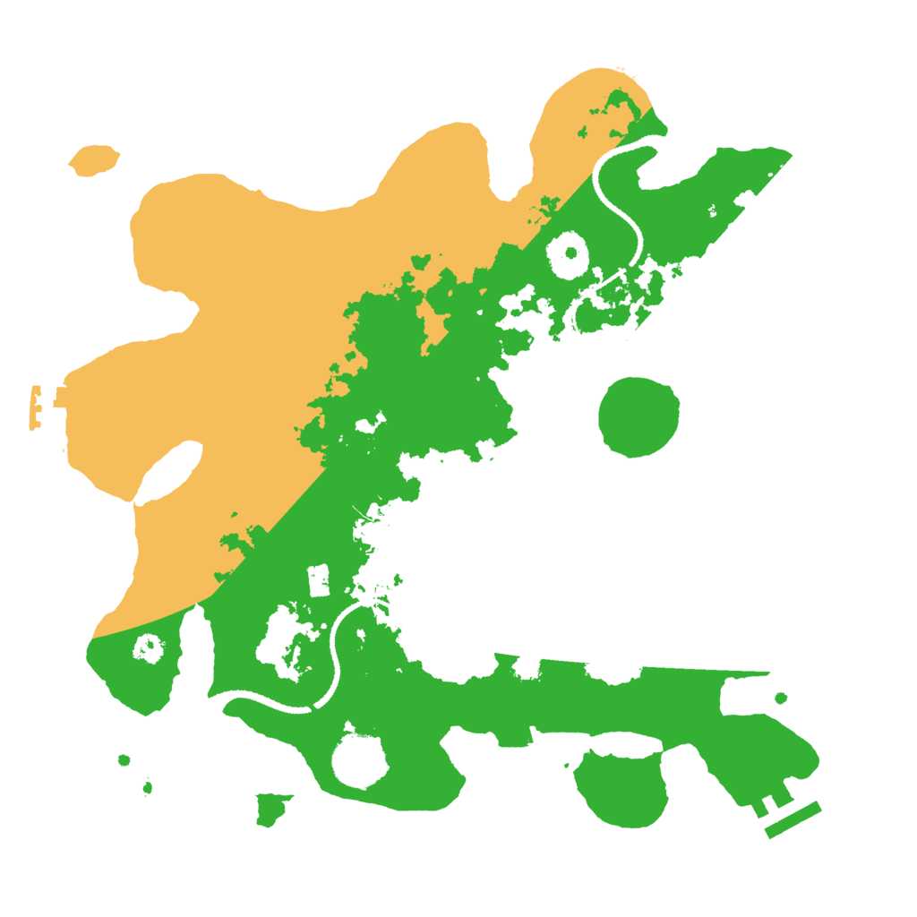 Biome Rust Map: Procedural Map, Size: 3100, Seed: 16384