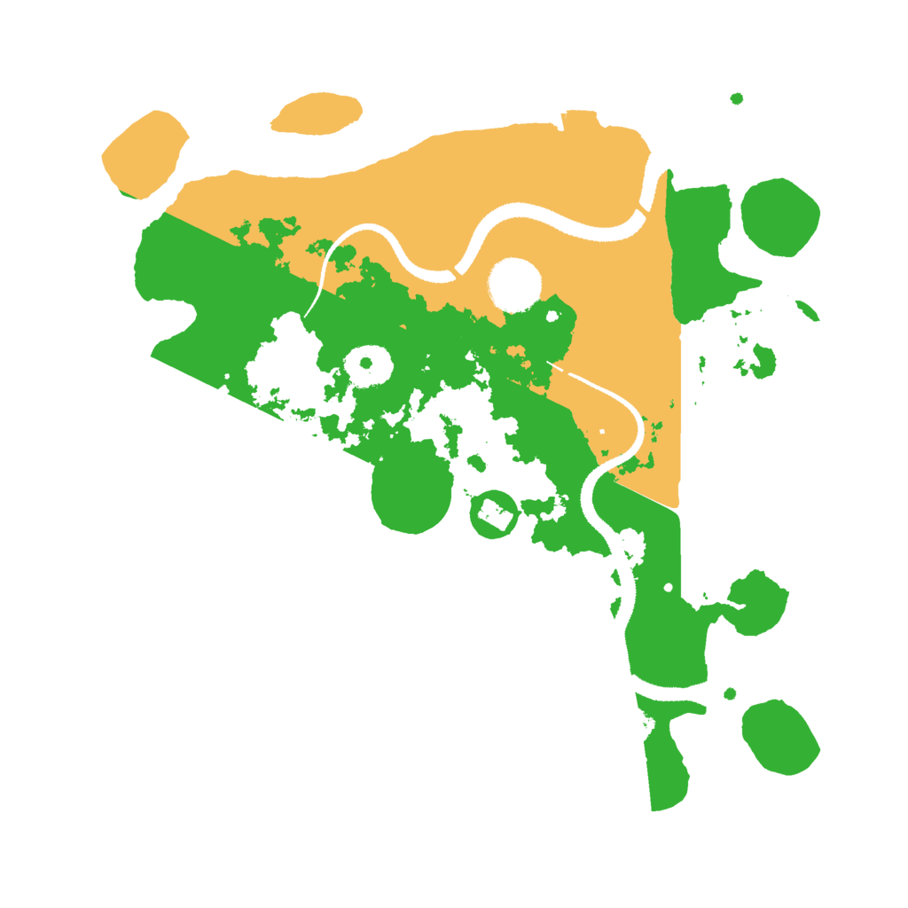 Biome Rust Map: Procedural Map, Size: 3000, Seed: 627723
