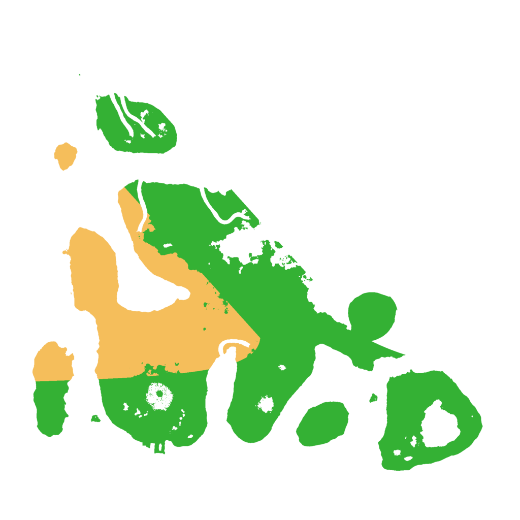 Biome Rust Map: Procedural Map, Size: 3000, Seed: 732572