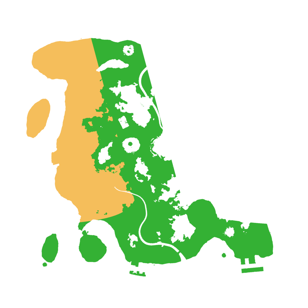 Biome Rust Map: Procedural Map, Size: 2850, Seed: 14548230