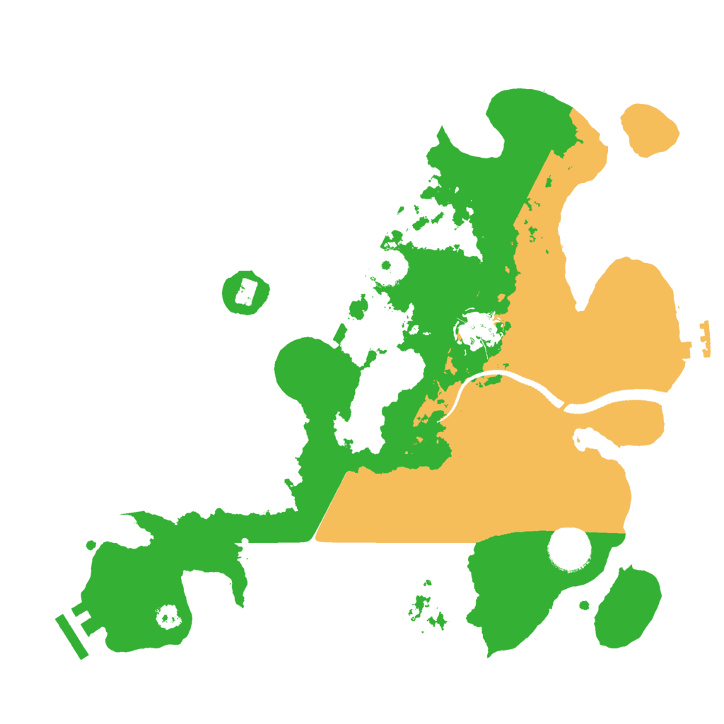 Biome Rust Map: Procedural Map, Size: 3000, Seed: 963162