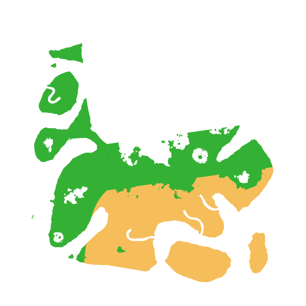 Biome Rust Map: Procedural Map, Size: 3000, Seed: 595585